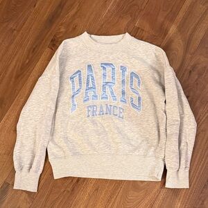 Abercrombie Kids Heather Gray Paris Sweatshirt